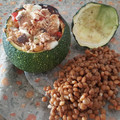 El cooksnap de Gemma cuando hizo Calabacín luna relleno de atún.