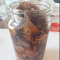 El cooksnap de Miriam cuando hizo Berenjenas en Escabeche.