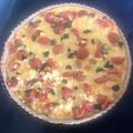 El cooksnap de Siboney Pérez cuando hizo Tarta Caprese.
