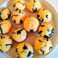 Éva Furó Cooksnap-ja, amikor elkészítette a(z) Áfonyás vaniliás muffin receptet.