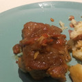 El cooksnap de Marcos M. cuando hizo Bondiola de cerdo con reducción de cerveza y miel y papas rústicas.