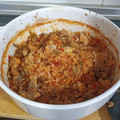 El cooksnap de Raquel Martinez cuando hizo Arroz con pollo y champiñones al horno.