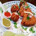 Lovely Agrawal's cooksnap of when they made Baby Aloo Samosas.