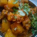 Nazia khan का कुकस्नैप जब उन्होंने आलू उडदी की सब्जी (aloo udi ki sabzi recipe in Hindi) बनाया था।