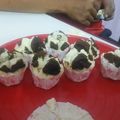 Cooksnap dari Eva Linda Sigalingging untuk resep Bolu Kukus Zebra irit 1 Telur