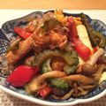 烏龍茶梅 的 沖繩炒苦瓜 cooksnap