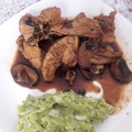 El cooksnap de Zulema Córdova cuando hizo Pollo estilo chino con champiñones.