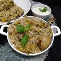 Swati Bharadwaj's cooksnap of when they made চিকেন বির‍য়ানি(Chicken biriyani recipe in Bengali).