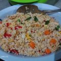 Cooksnap dari Eva Rahadiani untuk resep Nasi Goreng singapore with chicken katsu