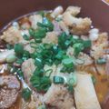 El cooksnap de Hebe Alvariño cuando hizo Buseca de mondongo.