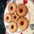 Jo Brown's cooksnap of when they made Jammie Dodgers.