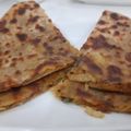 Soumali Chatterjee's cooksnap of when they made আলু মেথি ধনেপাতা পরোটা (aloo methi dhanepata paratha recipe in Bengali).