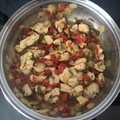 El cooksnap de Malagueña salerosa cuando hizo Pechuga de pollo con pimientos.