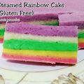 Cooksnap dari Ganis Gamalius untuk resep Gluten Free Steamed Rainbow Cake