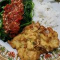 Cooksnap dari Fitria untuk resep Rujak Kangkung