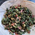El cooksnap de Gaizka Villa cuando hizo Huevos revueltos con espinaca y jamón.