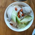Angeltina 的 絲瓜虱目魚肚麵 cooksnap
