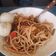 El cooksnap de Miguel Natera cuando hizo Salteado de Udon con carne.