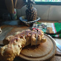 El cooksnap de Betty Martinez Delgado cuando hizo Rosca de chicharrones.