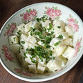 El cooksnap de Julieta Luján cuando hizo Ensalada de pepino, manzana y yogurt griego.