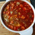 El cooksnap de Vicente cuando hizo Lentejas estofadas con thermomix.