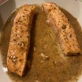 El cooksnap de María Reinoso Pastor cuando hizo Salmón al horno con salsa de miel y mostaza.