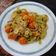 El cooksnap de Ari Rodriguez cuando hizo Pasta de espinacas con verduras.