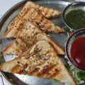 Binita Makwana's cooksnap of when they made મેક્સીકન સેન્ડવીચ.