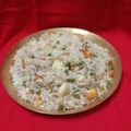 Mahuya Dutta's cooksnap of when they made ভেজ ফ্রাইড রাইস (Veg Fried Rice Recipe In Bengali).