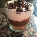 El cooksnap de Bárbara Ruiz cuando hizo Vasito de plátano, dulce de leche, nata y virutas de chocolate.