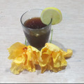 El cooksnap de Lady Marmalade cuando hizo Agua Fresca limón-flor de Jamaica “Hibiscus “.