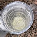 El cooksnap de Juli Biondo cuando hizo Mayonesa de ajo o Ali-oli sin huevo.