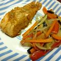 El cooksnap de Juli Cocina Saludable cuando hizo Salmón a la naranja.