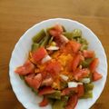 El cooksnap de Raquelilla cuando hizo Judía verde con alioli de zanahoria.