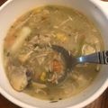 El cooksnap de Dina Luz cuando hizo Sancocho de pollo.