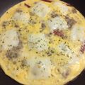 El cooksnap de María José MR 👨‍👩‍👧 cuando hizo Tortilla francesa pizza.