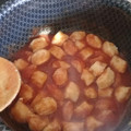 El cooksnap de Xulynutri cuando hizo Riquísimos Ñoquis de ricota ❤️con salsa de carne al cuchillo.