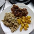 El cooksnap de Juliana Hernández cuando hizo Lomo de cerdo en salsa de panela y cebolla.