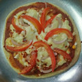 Vijayalakshmi Velayutham's cooksnap of when they made நோ ஈஸ்ட் பிட்ஸ்சா (No yeast pizza recipe in tamil).
