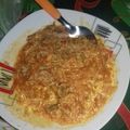 El cooksnap de Gabriel Rivero cuando hizo Guiso de arroz con carne molida.