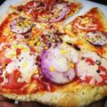 Tanusree Bhattacharya's cooksnap of when they made পানির টিককা পিজ্জা(Paneer tikka pizza recipe in Bengali).