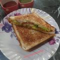 Ankita Kapil Varshney's cooksnap of when they made Grilled Paneer Sandwich.