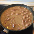 El cooksnap de María Ochoa cuando hizo Longaniza en salsa de vino.