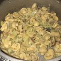 El cooksnap de Mile Horodeski cuando hizo Salsa crema de champiñones.