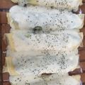 El cooksnap de Marieta cuando hizo Canelones de espinacas dietéticos.
