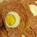 Főczény-Strenner Anita Cooksnap-ja, amikor elkészítette a(z) Baconos őzgerincbe sült tojással töltött fasírt receptet.