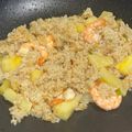 Cooksnap dari fina iskandar untuk resep 55. Pineapple fried rice (nasi goreng nanas khas thailand)
