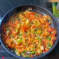 El cooksnap de mjmonseco cuando hizo Arroz con bacalao.