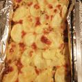 El cooksnap de Scarlet Espinoza cuando hizo Acelgas a la crema gratinadas con papas y queso.