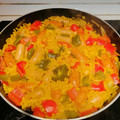 El cooksnap de yo cheff cuando hizo Fideuá de salchichas.